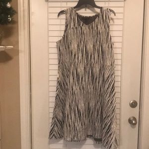 Black and white dress